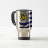 Mug De Voyage Drapeau de l'Uruguay (Devant gauche)