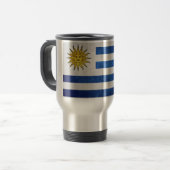 Mug De Voyage Drapeau de l'Uruguay (Devant gauche)