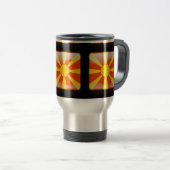 Mug De Voyage Drapeau de Macédoine (Devant droit)