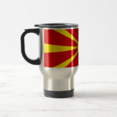 Mug De Voyage Drapeau de Macédoine du Nord (Gauche)