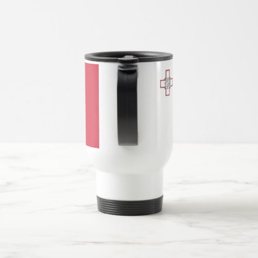 Mug De Voyage Drapeau de Malte (Poignée)