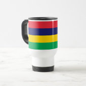 Mug De Voyage Drapeau de Maurice (Devant gauche)