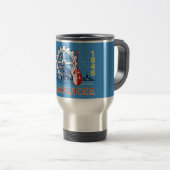 Mug De Voyage Drapeau de Milwaukee, Wisconsin (Devant droit)