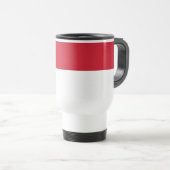 Mug De Voyage Drapeau de Monaco (Devant droit)