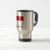 Mug De Voyage Drapeau de Monaco (Devant droit)
