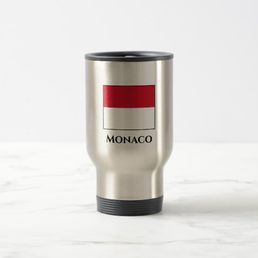 Mug De Voyage Drapeau de Monaco (Centre)
