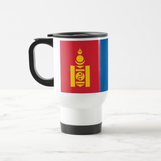 Mug De Voyage Drapeau de Mongolie (Gauche)