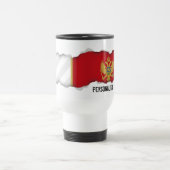 Mug De Voyage Drapeau de Monténégro (Centre)