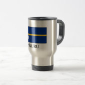 Mug De Voyage Drapeau de Nauru (Devant droit)