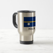 Mug De Voyage Drapeau de Nauru (Devant gauche)