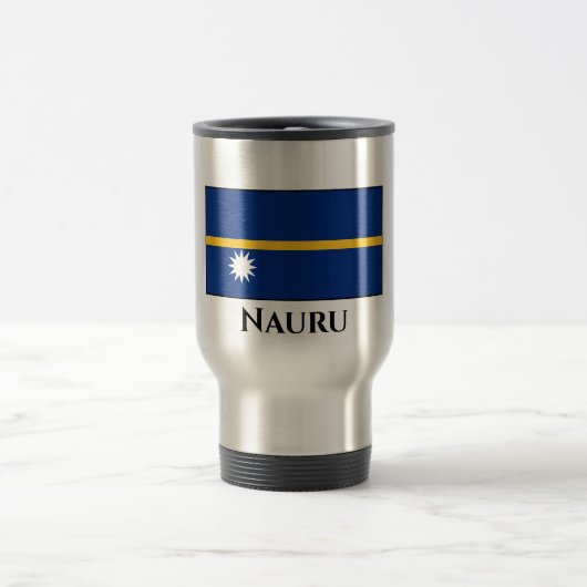 Mug De Voyage Drapeau de Nauru (Centre)