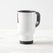 Mug De Voyage Drapeau de ondulation de la Roumanie (Devant droit)