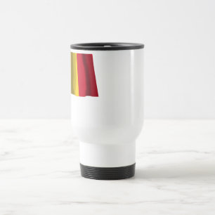 Mug De Voyage Drapeau de ondulation de la Roumanie