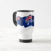 Mug De Voyage Drapeau de ondulation de l'Australie (Devant gauche)