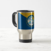 Mug De Voyage Drapeau de Père Noël Ana, Californie (Devant gauche)