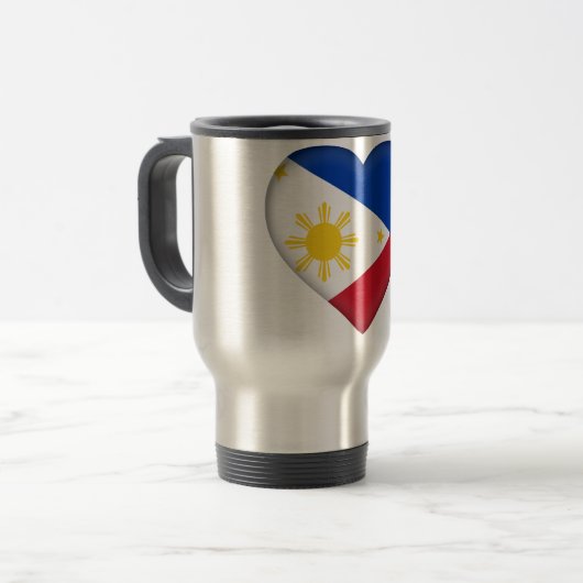 Mug De Voyage Drapeau de Philippines (Devant gauche)