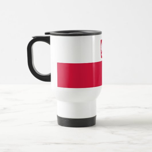 Mug De Voyage Drapeau de Pologne (Gauche)