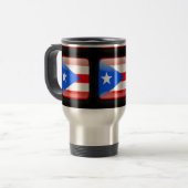 Mug De Voyage Drapeau de Porto Rico (Devant gauche)