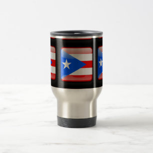 Mug De Voyage Drapeau de Porto Rico