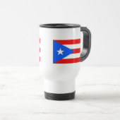 Mug De Voyage Drapeau de Porto Rico (Devant droit)