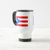 Mug De Voyage Drapeau de Porto Rico (Devant gauche)