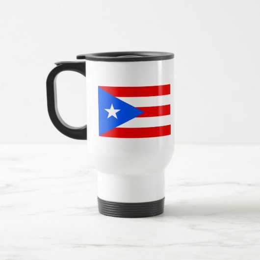 Mug De Voyage Drapeau de Porto Rico (Gauche)
