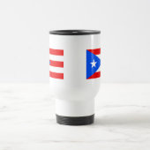 Mug De Voyage Drapeau de Porto Rico (Centre)