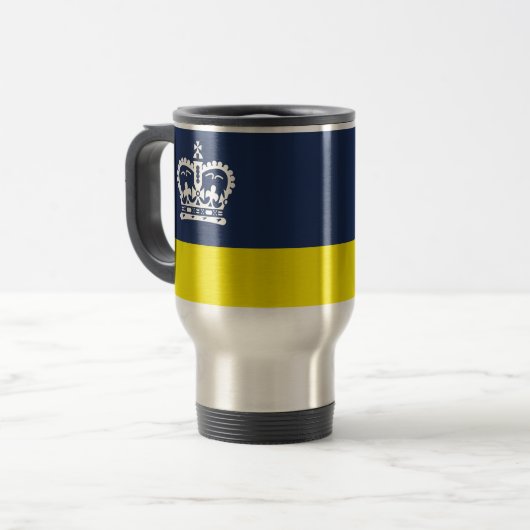 Mug De Voyage Drapeau de Regina (Saskatchewan) (Devant gauche)