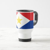 Mug De Voyage Drapeau de Saba (Devant droit)