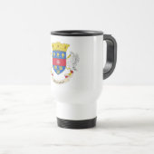 Mug De Voyage Drapeau de Saint-Barthélemy (Devant droit)