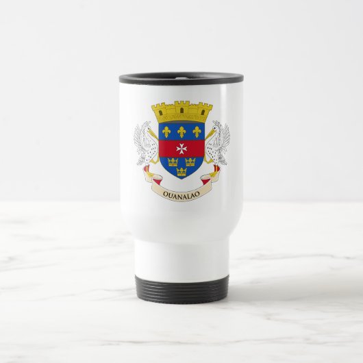 Mug De Voyage Drapeau de Saint-Barthélemy (Centre)