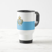 Mug De Voyage Drapeau de Saint-Marin (Devant droit)
