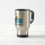 Mug De Voyage Drapeau de Saint-Marin (Devant droit)