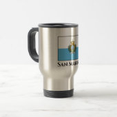 Mug De Voyage Drapeau de Saint-Marin (Devant gauche)