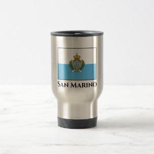 Mug De Voyage Drapeau de Saint-Marin