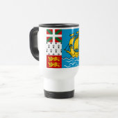 Mug De Voyage Drapeau de Saint-Pierre-et-Miquelon (Devant gauche)