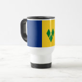 Mug De Voyage Drapeau de Saint-Vincent (Devant gauche)