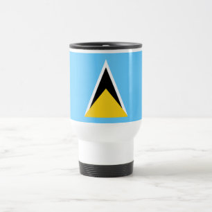Mug De Voyage Drapeau de Sainte-Lucie