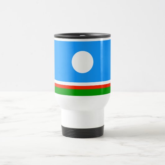 Mug De Voyage Drapeau de Sakha (Centre)