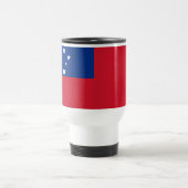 Mug De Voyage Drapeau de Samoa (Centre)