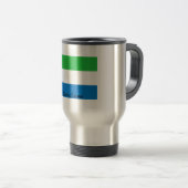Mug De Voyage Drapeau de Sierra Leone (Devant droit)
