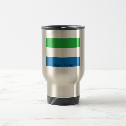 Mug De Voyage Drapeau de Sierra Leone (Centre)