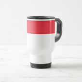 Mug De Voyage Drapeau de Singapour (Devant droit)