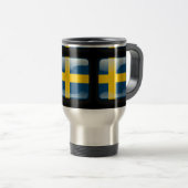 Mug De Voyage Drapeau de Suède (Devant droit)