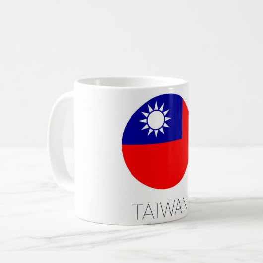 Mug de voyage Drapeau de Taïwan (Devant gauche)