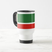 Mug De Voyage Drapeau de Tchétchénie (Devant gauche)