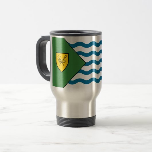 Mug de voyage Drapeau de Vancouver, Colombie-Brita (Devant gauche)