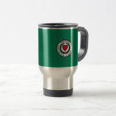 Mug de voyage Drapeau de Worcester, Massachusetts (Devant droit)