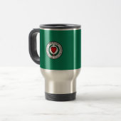 Mug de voyage Drapeau de Worcester, Massachusetts (Devant gauche)