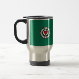 Mug de voyage Drapeau de Worcester, Massachusetts